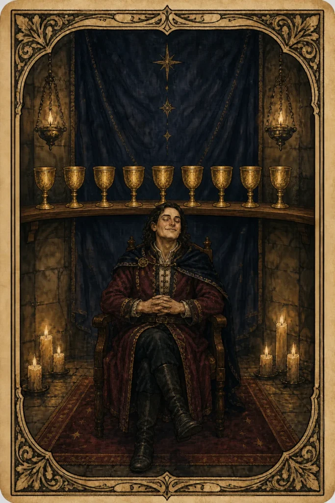 Nine of Cups Tarot Card