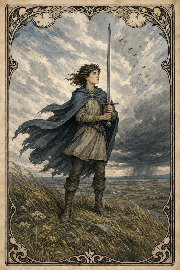 Page of Swords Tarot Card